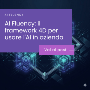 AI Fluency: il framework 4D per usare l’AI in azienda