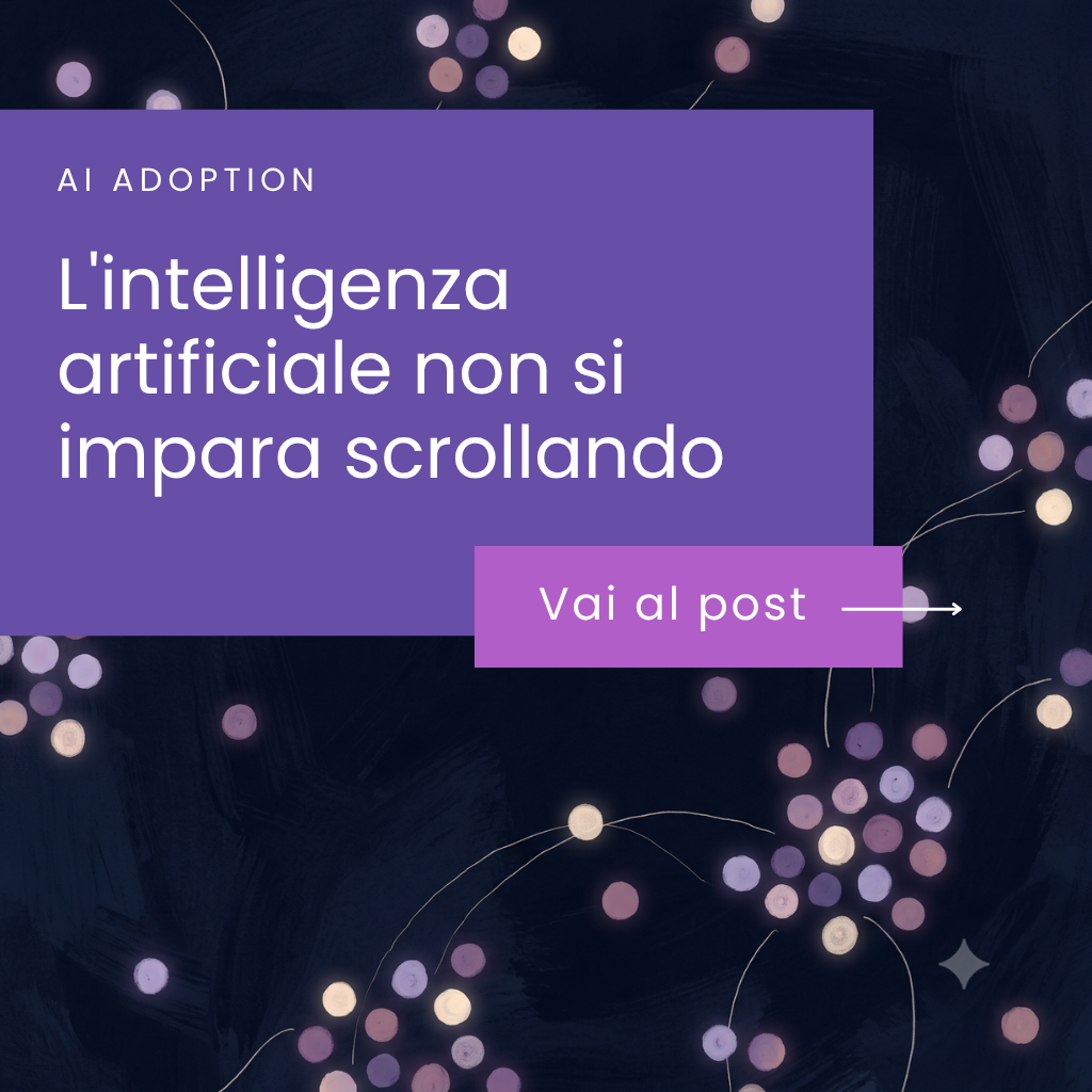 L’intelligenza artificiale non si impara scrollando