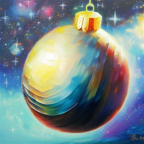 storia natale chatgpt pallina natalizia